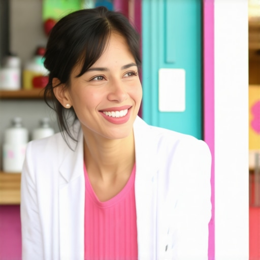 Business owner interacting with customers and managing GMB profile