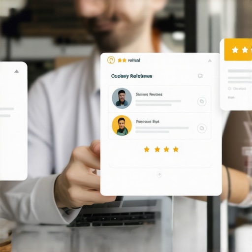 Business owner replying to reviews and questions on Google My Business