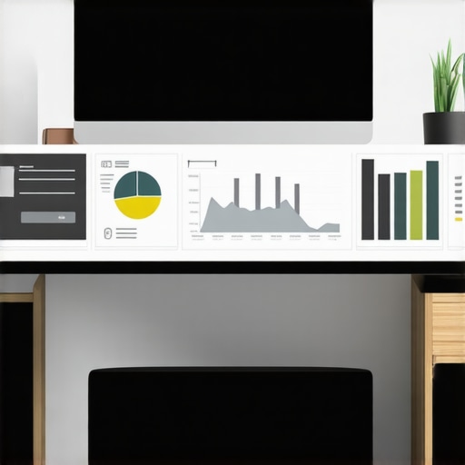 Screens showing analytics dashboards, scheduling software, and automation integrations for managing Google My Business activity.