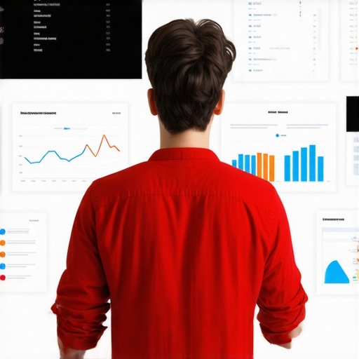 A person using various digital tools on multiple screens to manage Google My Business engagement.