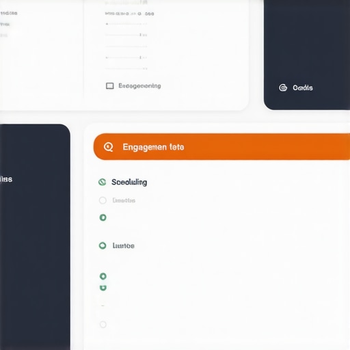 A screenshot of a dashboard with metrics and scheduling tools for managing Google My Business activity