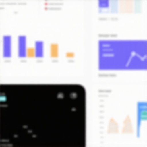 A computer screen showing graphs and charts of Google My Business engagement data.
